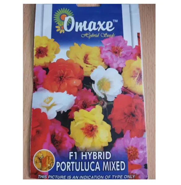 Omaxe F1 Hybrid Portuluca Mixed Flower Seed - 50 Seeds